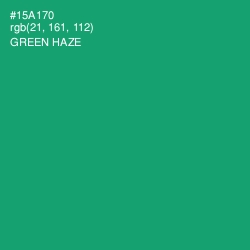 #15A170 - Green Haze Color Image