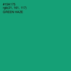 #15A175 - Green Haze Color Image