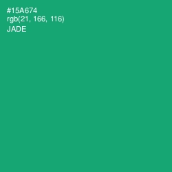 #15A674 - Jade Color Image