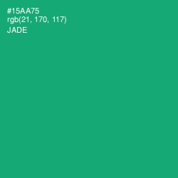 #15AA75 - Jade Color Image