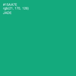 #15AA7E - Jade Color Image