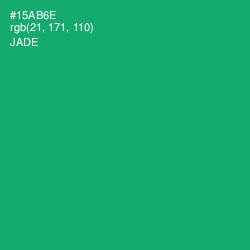 #15AB6E - Jade Color Image