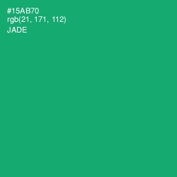 #15AB70 - Jade Color Image