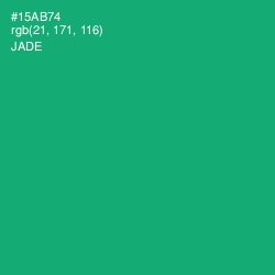 #15AB74 - Jade Color Image