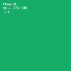 #15AD69 - Jade Color Image