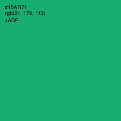 #15AD71 - Jade Color Image