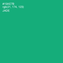 #15AE7B - Jade Color Image