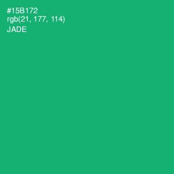 #15B172 - Jade Color Image