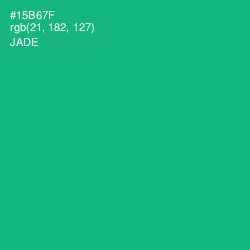 #15B67F - Jade Color Image