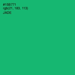 #15B771 - Jade Color Image