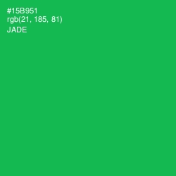 #15B951 - Jade Color Image