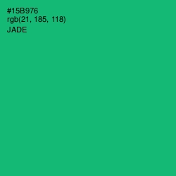 #15B976 - Jade Color Image