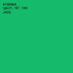 #15BB6A - Jade Color Image