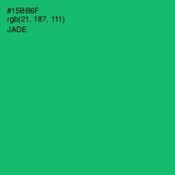 #15BB6F - Jade Color Image