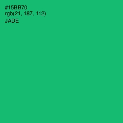 #15BB70 - Jade Color Image