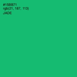 #15BB71 - Jade Color Image