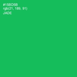 #15BD5B - Jade Color Image