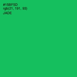 #15BF5D - Jade Color Image