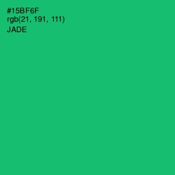 #15BF6F - Jade Color Image