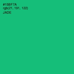 #15BF7A - Jade Color Image