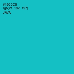 #15C0C5 - Java Color Image