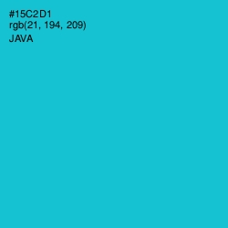 #15C2D1 - Java Color Image