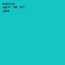 #15C4C5 - Java Color Image