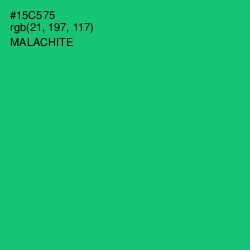 #15C575 - Malachite Color Image