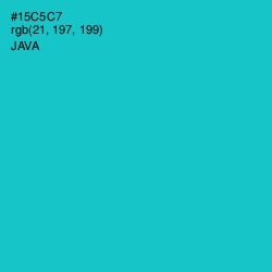 #15C5C7 - Java Color Image