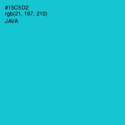 #15C5D2 - Java Color Image