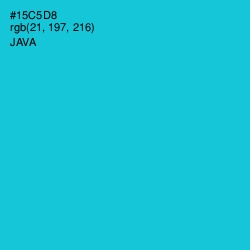 #15C5D8 - Java Color Image