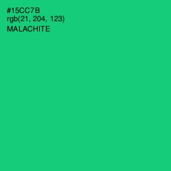 #15CC7B - Malachite Color Image