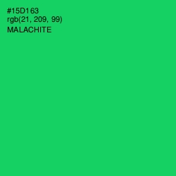 #15D163 - Malachite Color Image