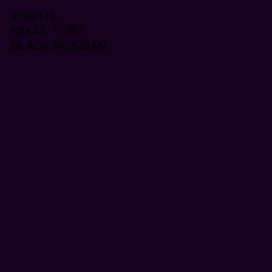 #16011E - Black Russian Color Image