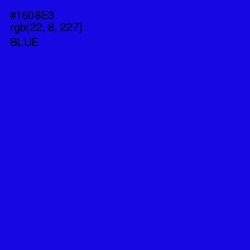 #1608E3 - Blue Color Image