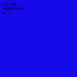 #1609E8 - Blue Color Image