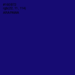 #160B72 - Arapawa Color Image