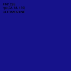 #16128B - Ultramarine Color Image