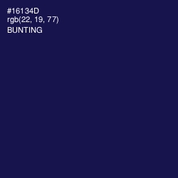 #16134D - Bunting Color Image