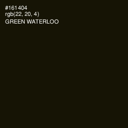 #161404 - Green Waterloo Color Image