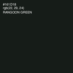 #161D18 - Rangoon Green Color Image