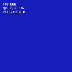 #161EBB - Persian Blue Color Image