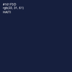 #161F3D - Haiti Color Image