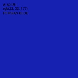 #1621B1 - Persian Blue Color Image