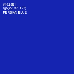 #1625B1 - Persian Blue Color Image