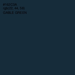 #162C3A - Gable Green Color Image