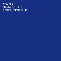 #162F83 - Resolution Blue Color Image