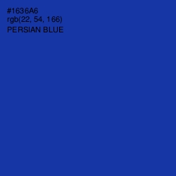 #1636A6 - Persian Blue Color Image