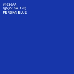 #1636AA - Persian Blue Color Image