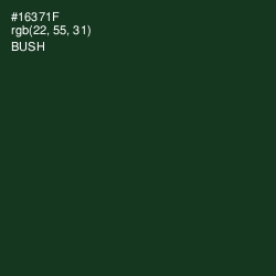 #16371F - Bush Color Image